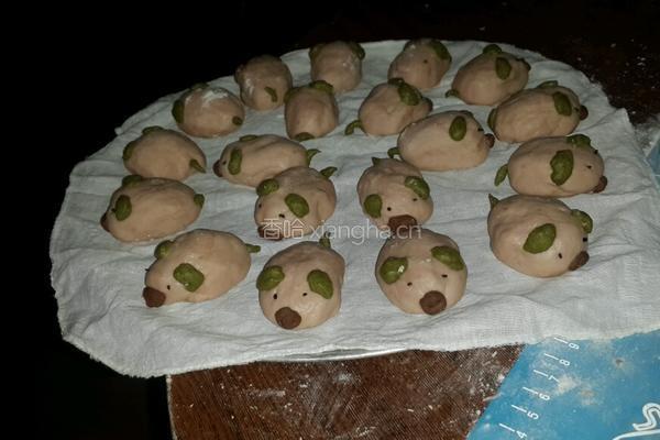 小猪豆沙包的做法图解17