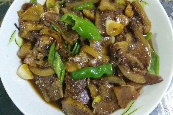 尖椒牛头肉的做法图解9