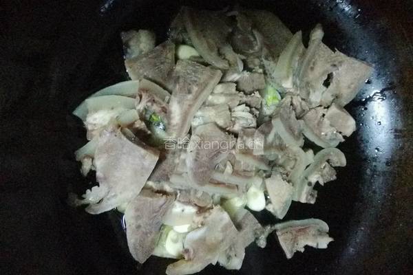 尖椒牛头肉的做法图解6