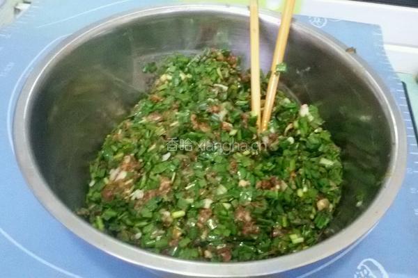 韭菜馅饼的做法图解2