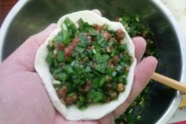 韭菜馅饼的做法图解4