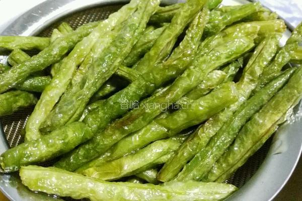 麻酱烧豆角的做法图解4