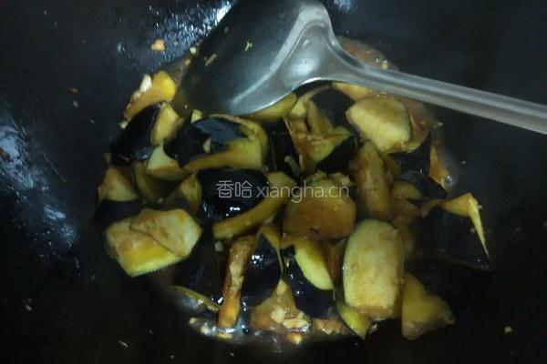 蒜蓉茄子的做法图解5