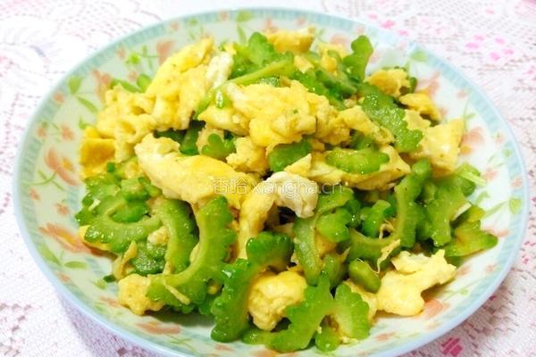 苦瓜炒鸡蛋的做法图解10
