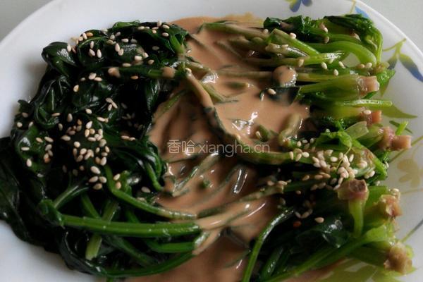 麻酱菠菜的做法图解7