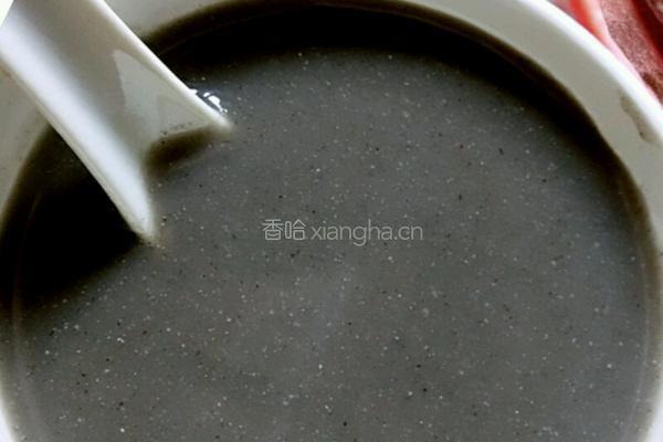 黑芝麻糊的做法图解7