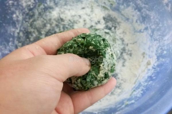 红薯叶窝窝头的做法图解7