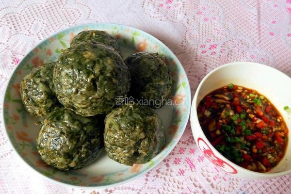 红薯叶窝窝头的做法图解11