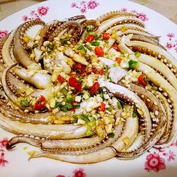 油冲菊花鱿鱼的做法[图]
