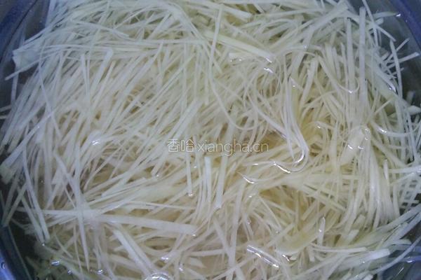 醋香土豆丝的做法图解4