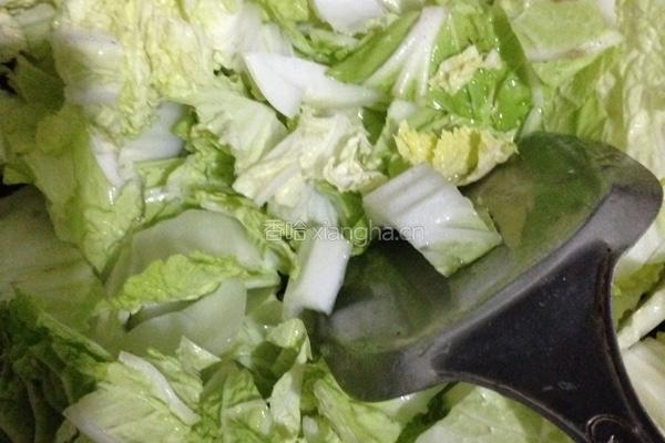 白菜炖宽粉的做法图解3