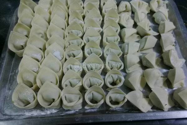 牛肉韭菜馅馄饨的做法图解9