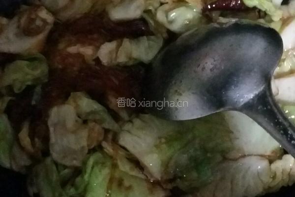 手撕包菜的做法图解4