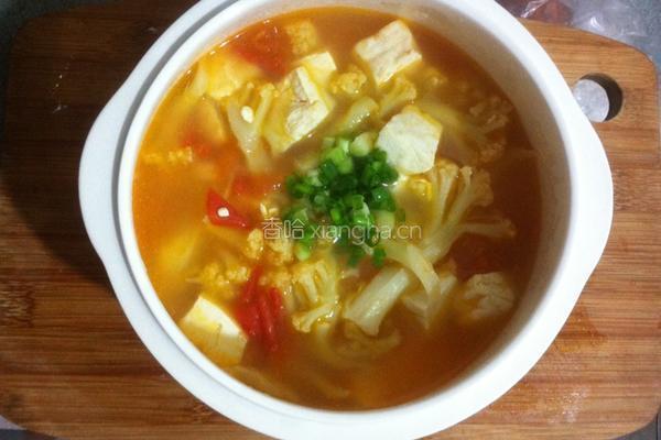 番茄花菜炖豆腐的做法图解9