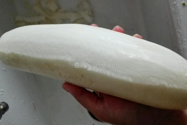 萝卜丝裹肉丸的做法图解4