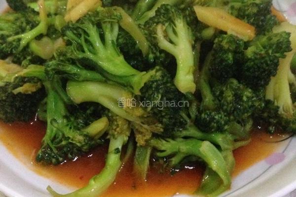 番茄酱炒西兰花的做法图解3