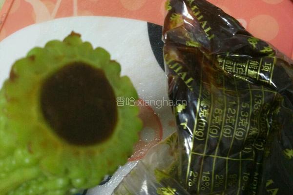 豆沙酿苦瓜的做法图解4