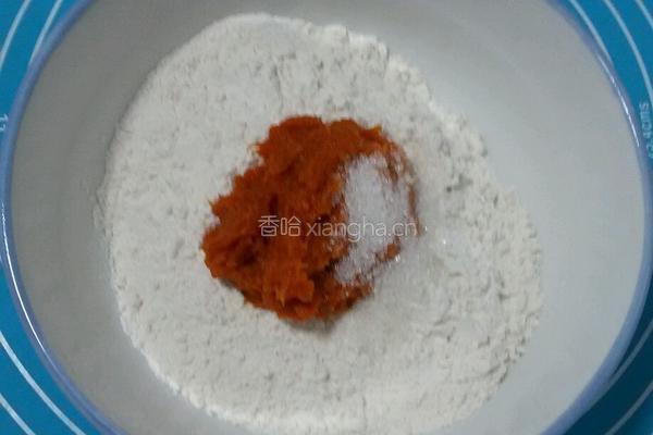 南瓜贝壳馒头的做法图解5