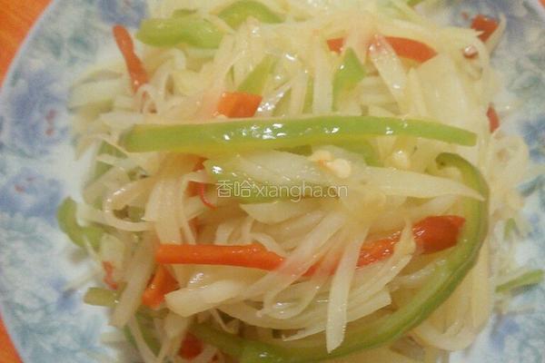 醋溜土豆丝的做法图解5