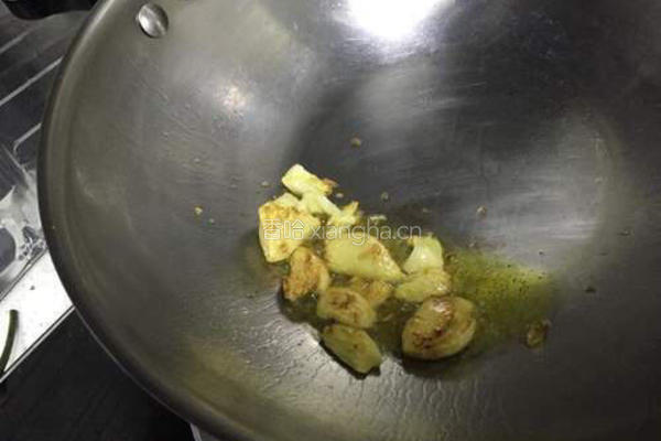 清炒菜心的做法图解3