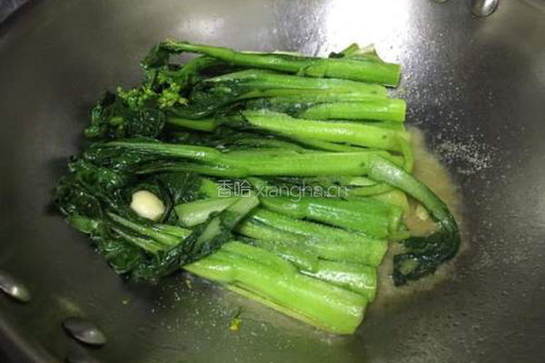 清炒菜心的做法图解8