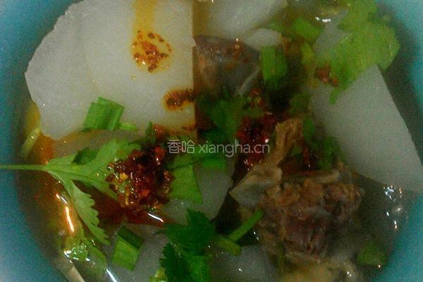 羊肉炖白萝卜的做法图解9