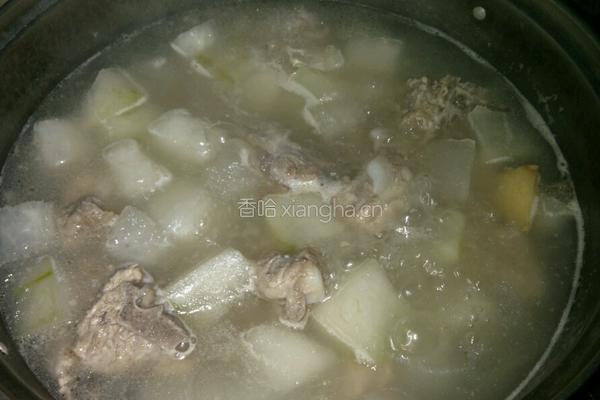 冬瓜排骨汤的做法图解8