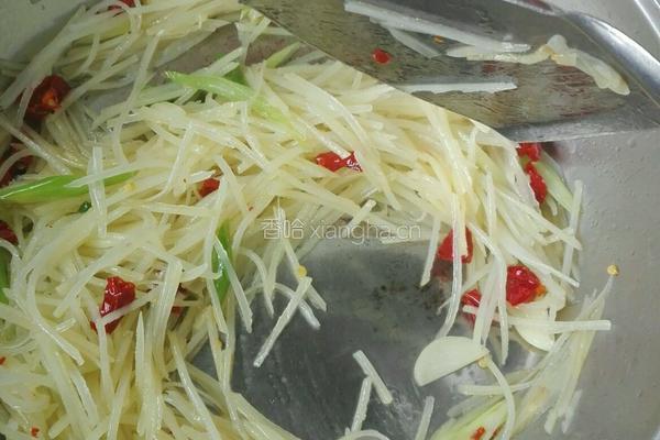 清炒土豆丝～鲁菜的做法图解7