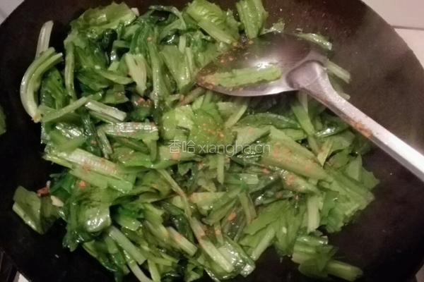 蒜蓉油麦菜的做法图解6