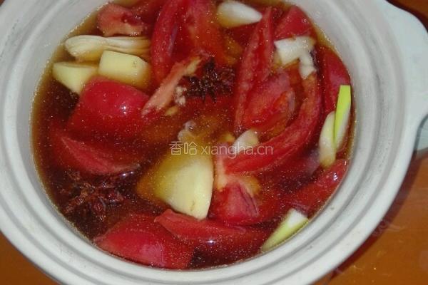 土豆西红柿炖牛腩的做法图解6