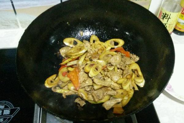 肉炒笋片的做法图解10