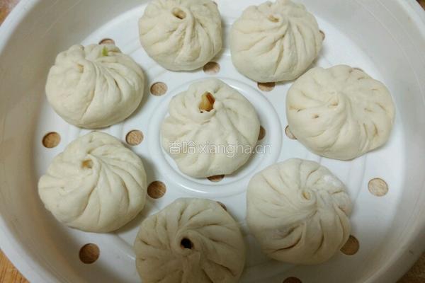 大肉粉条萝卜馅包子的做法图解7