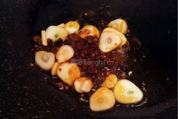 青椒肉片煎茄子的做法图解4