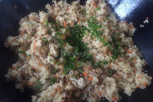 瘦肉香菇糯米饭的做法图解11