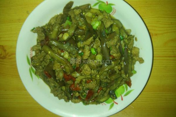 碎肉茄条的做法图解7
