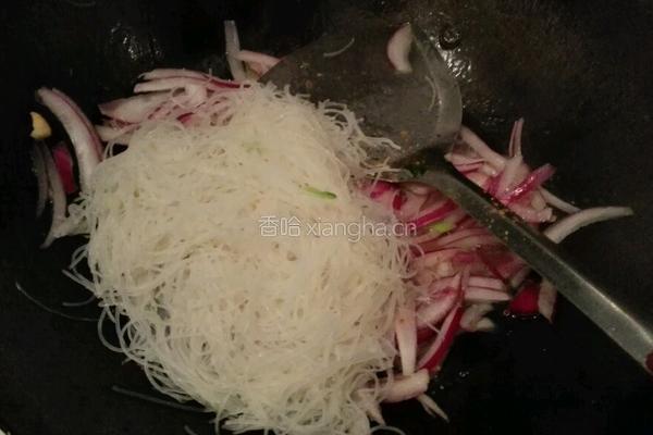 洋葱炒粉丝的做法图解6