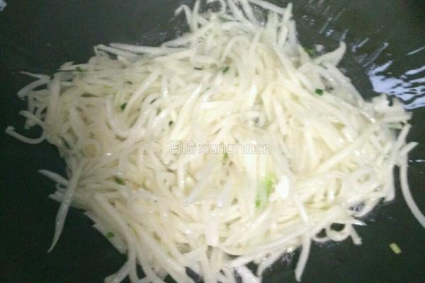 萝卜丝炒鸡蛋的做法图解5