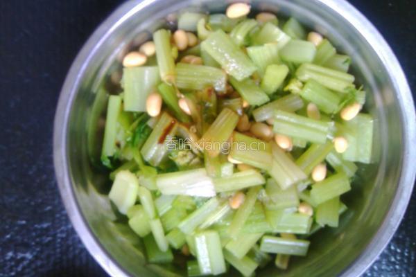胡芹黄豆的做法图解4