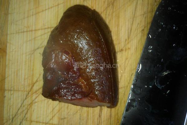 折耳根炒腊肉的做法图解3