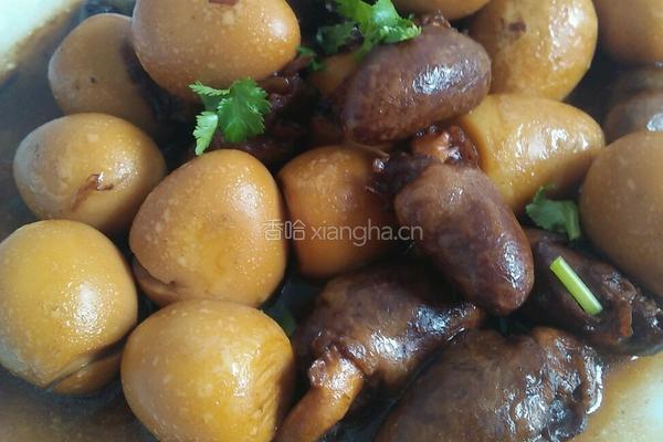 红烧鸡心鹌鹑蛋的做法图解7