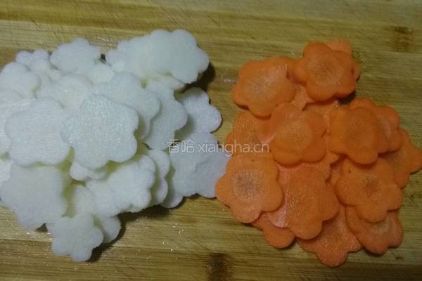 清炒双花的做法图解1