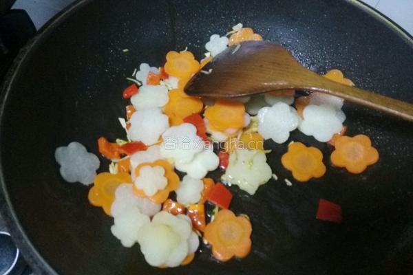 清炒双花的做法图解7