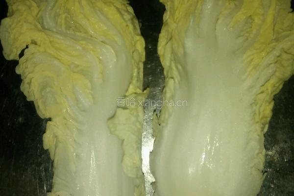 娃娃菜炒粉丝的做法图解2