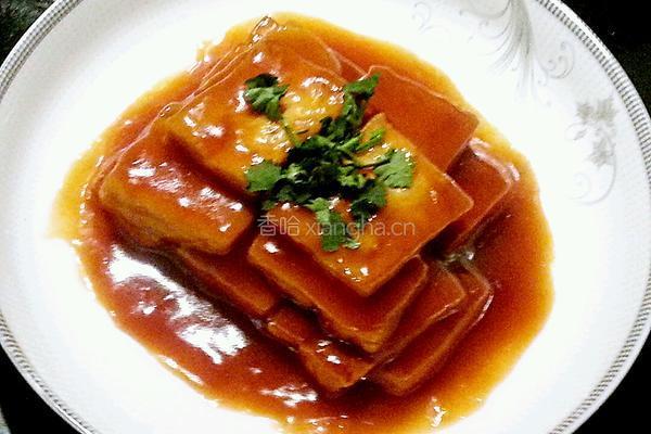 浇汁脆皮豆腐的做法图解8