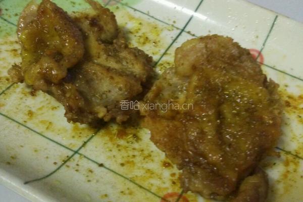 孜然鸡腿肉的做法图解4