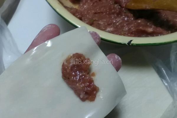 花样馄饨的做法的做法图解2
