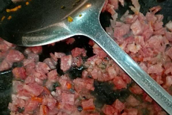 香煎米饭菜饼的做法图解3