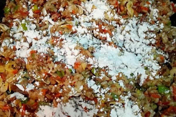 香煎米饭菜饼的做法图解6