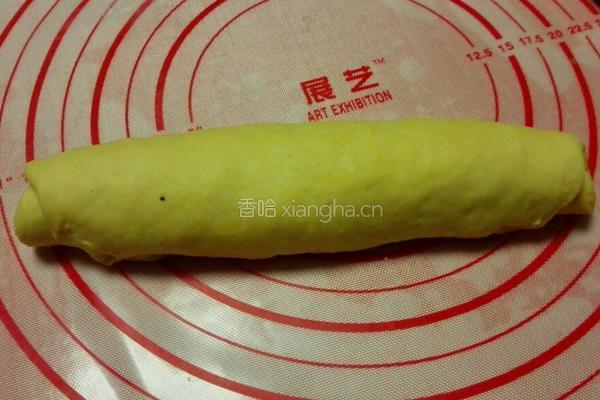 南瓜麻蓉面包的做法图解9