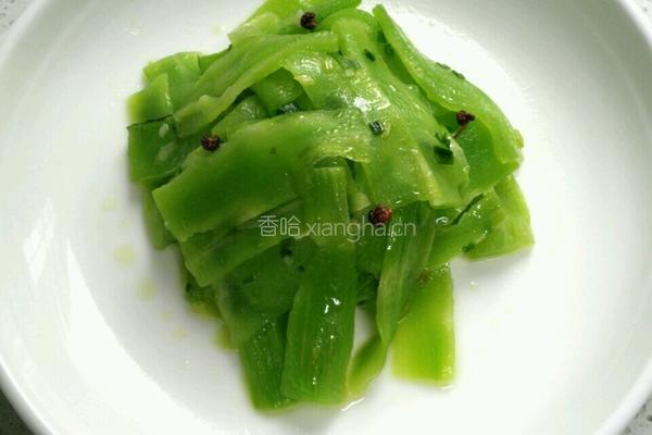 椒香莴苣的做法图解6